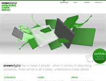 Tablet Screenshot of crowndigital.com